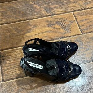 Karl Lagerfeld Black Women's Shoes